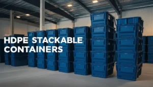 HDPE Stackable Containers