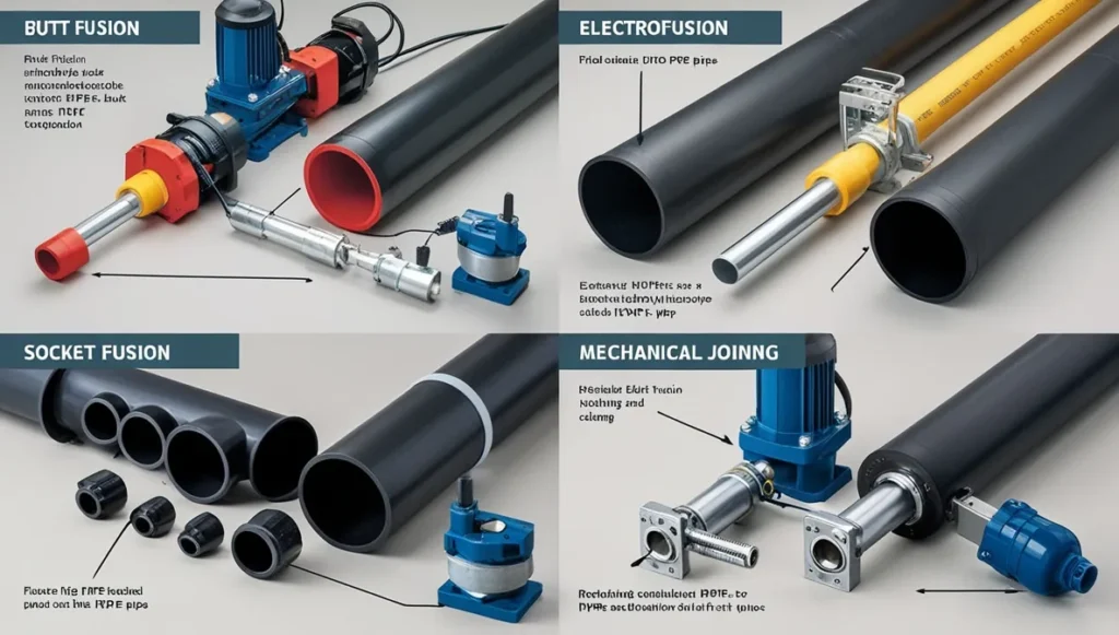 effective methods for joining HDPE pipes